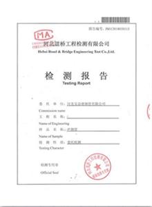 福建公司检测报告